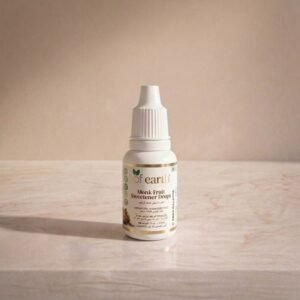 of earth monk fruit sugar | zero calorie sugar substitute | 1:1 sugar replacer for tea, coffee, drinks cooking & baking | keto & diabetic friendly | 200g