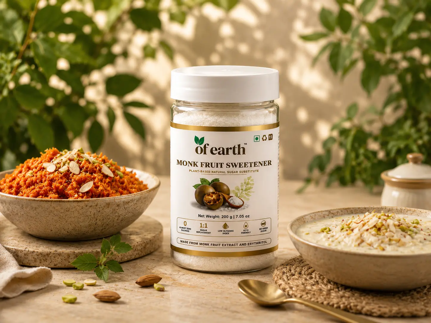 Of Earth – Natural Sweeteners for Better Everyday Living 200g application image 1