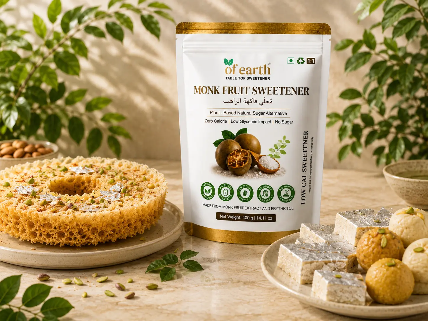 Of Earth – Natural Sweeteners for Better Everyday Living 400g application image 1